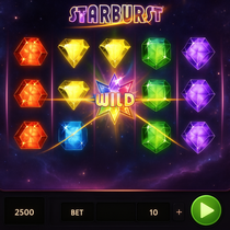 ChachaBet - Starburst Slot Game by NetEnt